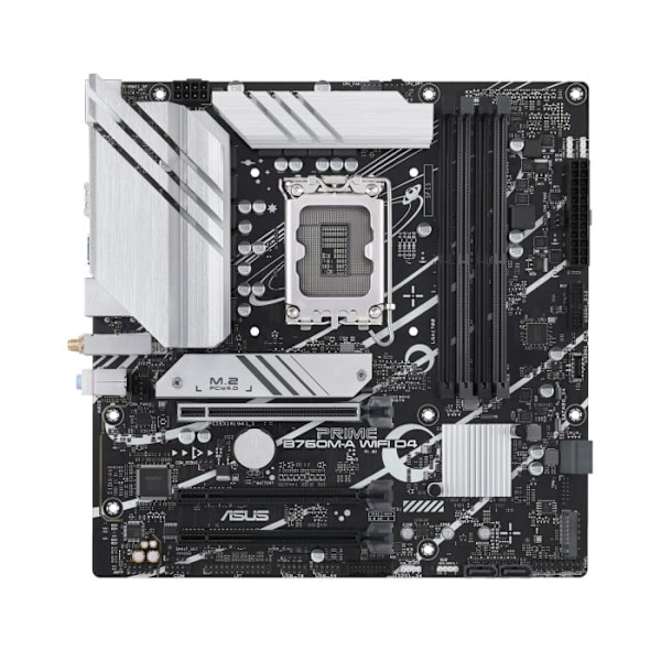 Moderkort - Asus - PRIME B760M-A WIFI D4 - Micro ATX - LGA 1700 - 128 GB RAM DDR4