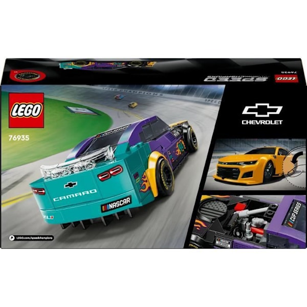 LEGO® Speed Champions 76935 NASCAR nästa generation Chevrolet Camaro ZL1 - Racerbilsset Flerfärgad