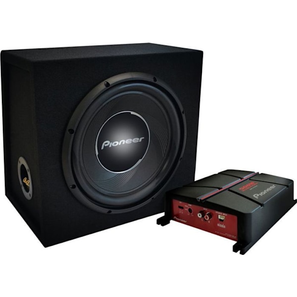 2-kanals bärbar förstärkare - Pioneer - GXT-3730B-SET - 500W - 30 cm Subwoofer - Lågpassfilter obestämd