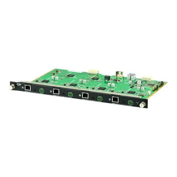 ATEN VM8514 4-portars HDBaseT utgångskort HDBaseT expansionsmodul Svart