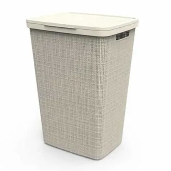 Tvättkorg - Jute - 58 L - Beige Beige
