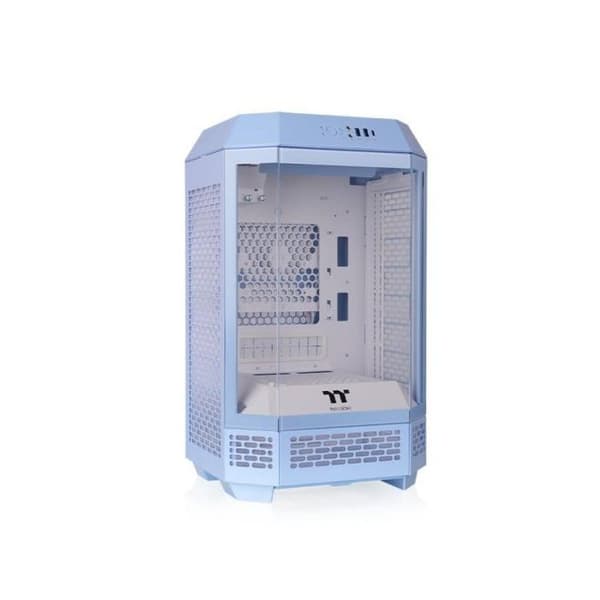 Torre Thermaltake Mini Tower Blå SPCC LCD-skärm Sidofönster Mini-ITX
