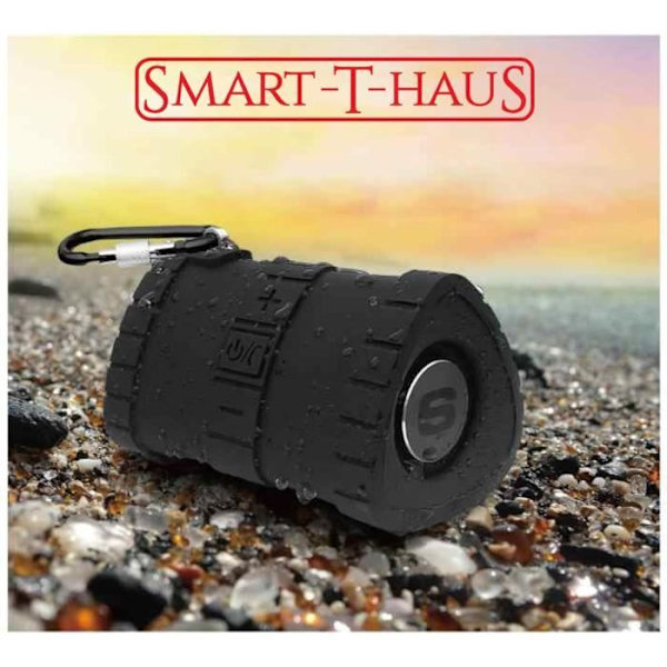 Bluetooth-högtalare - Smart-T-Haus - Smart S-A1 - Vattentät IP67 - 5 W - 2000 mAh - 15 timmar svart