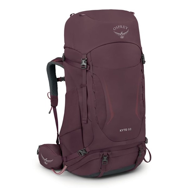 Ryggsäck för vandring - Osprey - Kyte 68 M/L - Vinröd - 68 liter - Regnskydd ingår rödvin