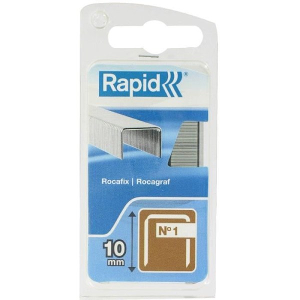 RAPID Staples N°1/10 mm galvaniserad platt tråd