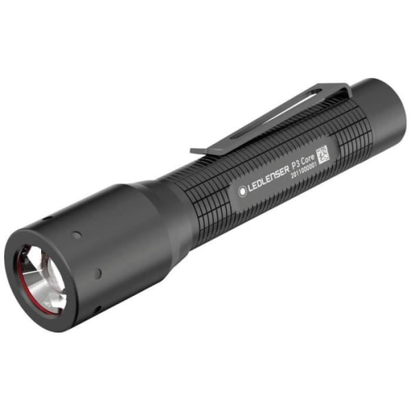 Ledlenser P3 Core LED-ficklampa med batteridriven bältesklämma 90 lm 6 h 42 g