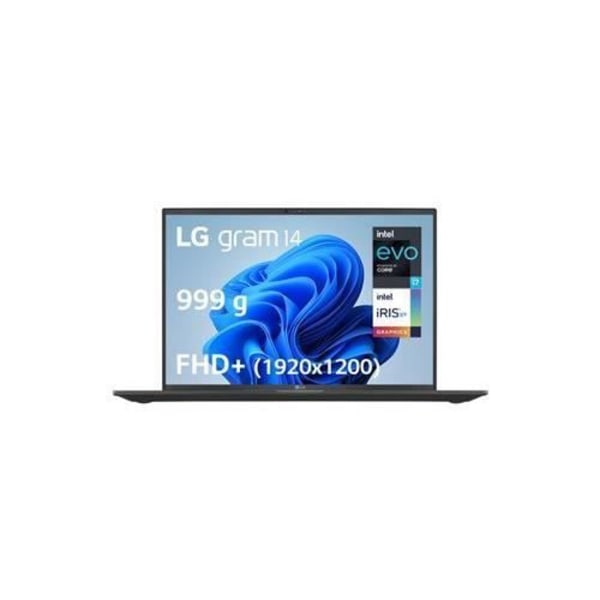 LG Laptop gram 14Z90R-AA78F i7/16/1 14 Intel Core i7-1360P 16 GB RAM 1024 GB SSD Svart - 8806084013347