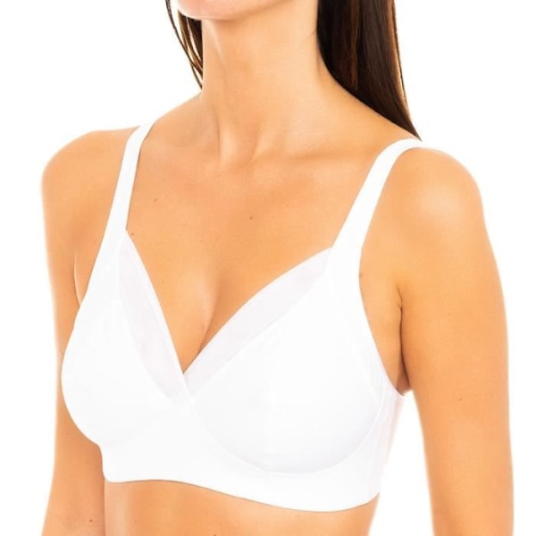 BH - Playtex - Klassisk - Vit - Utan bygel - Elastisk och justerbar Vit 100°C