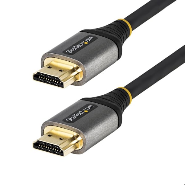 HDMI-kabel - StarTech.com - 4m - Ultra HD 4K 60Hz - HDR10 - ARC grått och svart