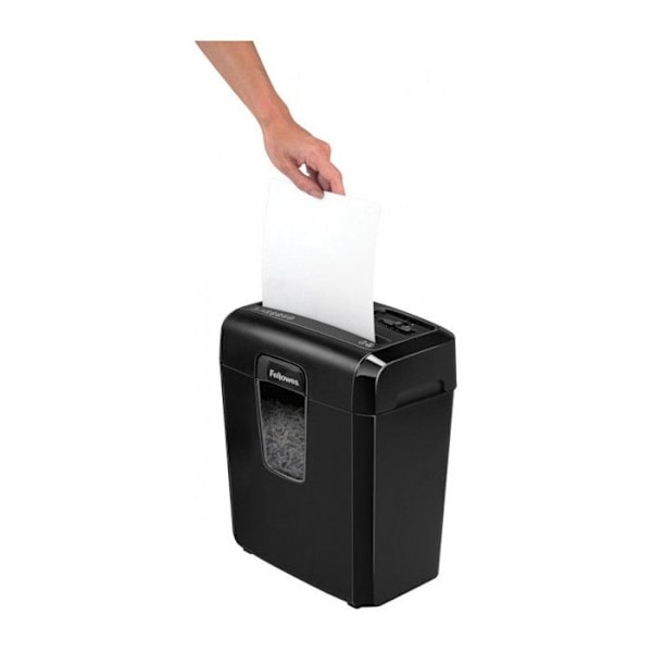 Fellowes 8С, Cross fragmentering, 22 cm, 11 L, 446 ark, knappar, 4 x 35