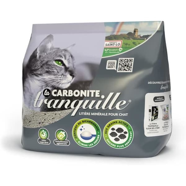 Kattströ - Carbonite - Agglomererande - Mineral - 8 Liter (2-pack)