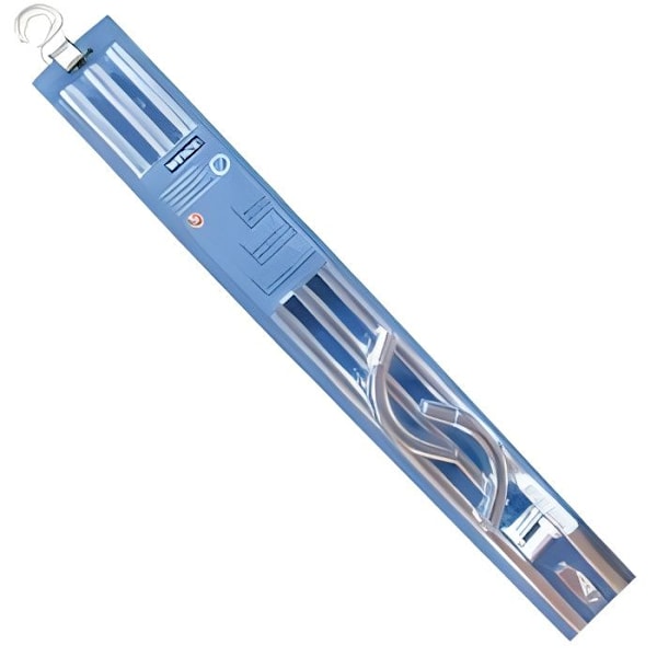 WENKO Hörnduschstång, duschdraperistång, universal, rostfritt stål aluminium, Ø 2 cm, Blank