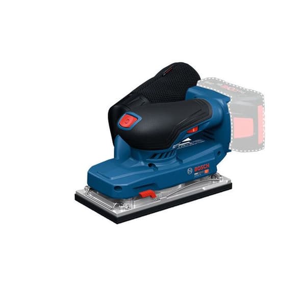 BOSCH PROFESSIONAL trådlös vibrationsslipmaskin - GSS18V-18 - Dammpåse + slippapper