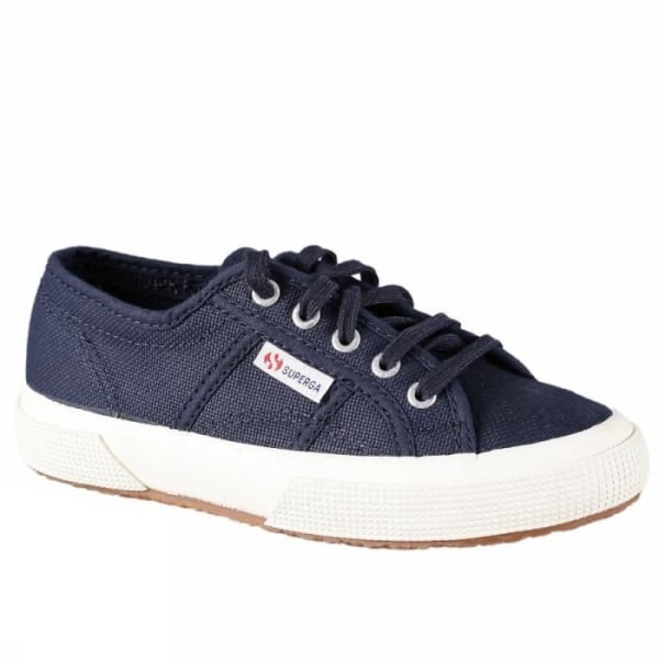 SUPERGA 2750 Marinblå barnsneakers - Canvas - Snören Blå 32