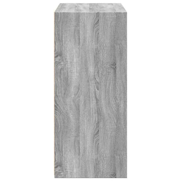 vidaXL Buffé sonoma grå 70x41x93 cm ingenjörsträ 846374