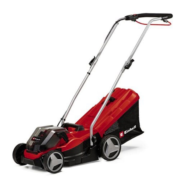 Einhell Gräsklippare utan sladd GE-CM 36/33 Li Kit PXC (36V, 250m²) Levereras med 2 Batterier 2,5 Ah och 2 Laddare