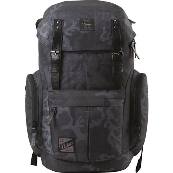NITRO Grå ryggsäck för kvinnor och män - Daypacker Backpack Forged Camo 111633 grå