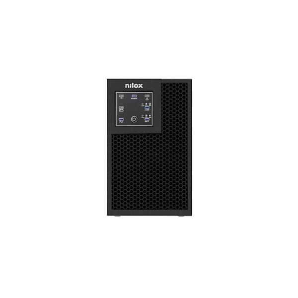 NILOX online UPS-kontinuitetsgrupp NXGCOLED1K1X7V2 - 1000 VA - 700 W Svart