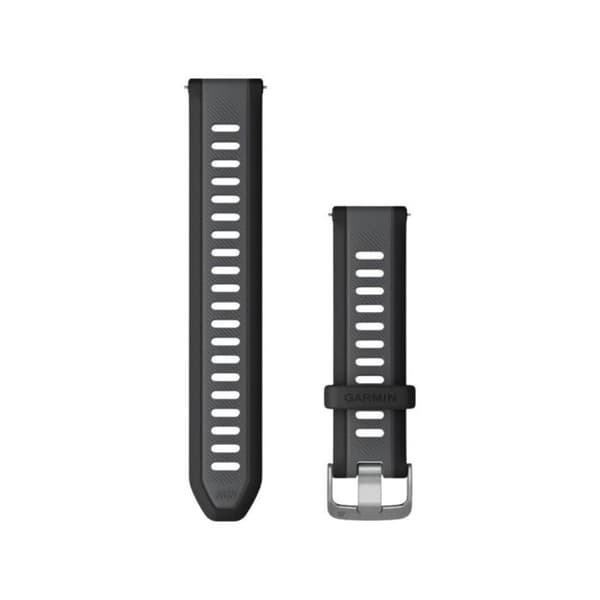 Klockarmband - GARMIN - Snabbkoppling - Svart/Grå - Snabbkopplingslås - Justerbart och hållbart svart grå