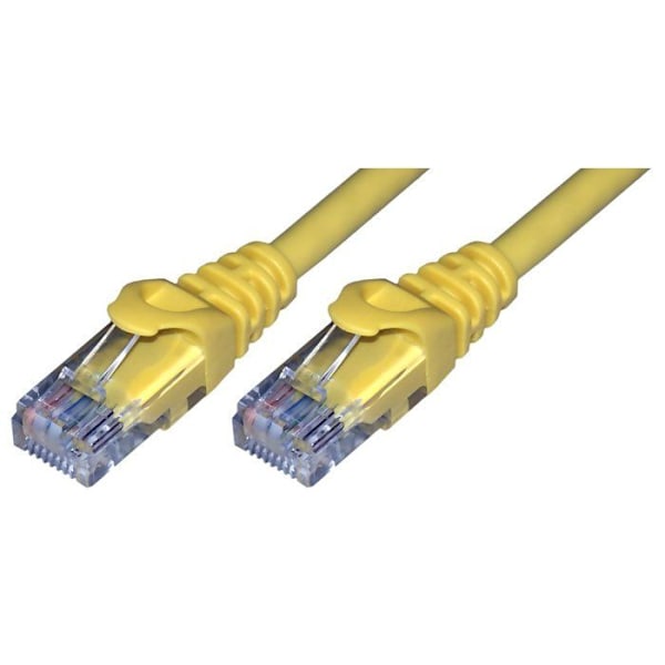 MCL Nätverkskabel FCC6M-0.5M/J - 50 cm Kategori 6 - Gul