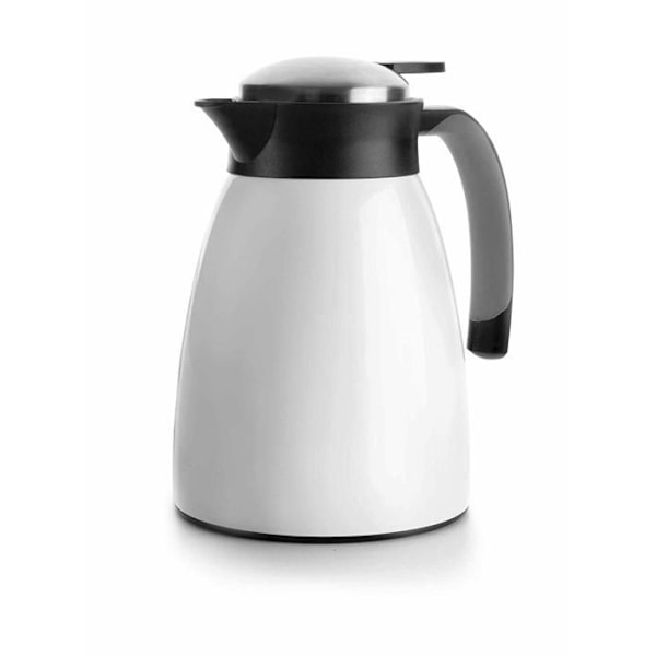 Kanna - karaff - serveringsflaska Lacor - 62483 - Vit INOX isolerad kanna 1 L