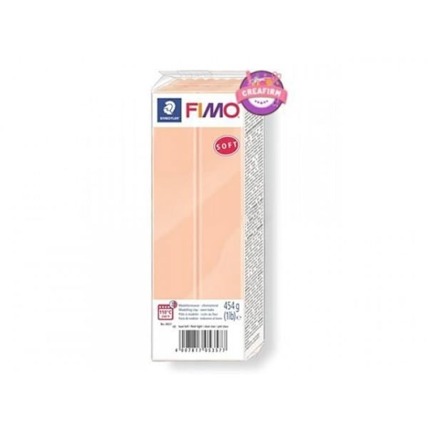 Polymerlera - Fimo - Mjuk - 454g - Köttfärg n°43 - Lätt att hantera kött nr 43