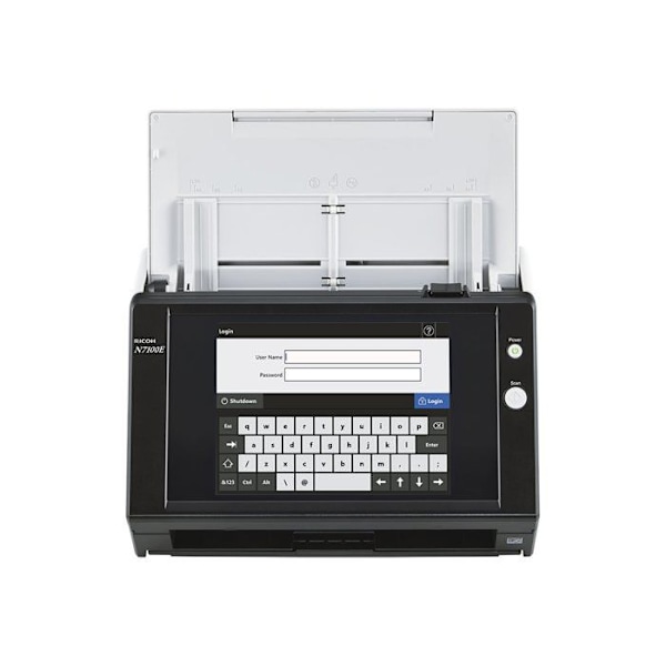 fujitsu fujitsu n7100e nätverksskanner för dokument
