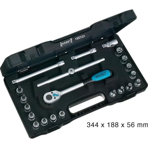 Hazet TORX 1557/21 komponentskruvverktygssats ...