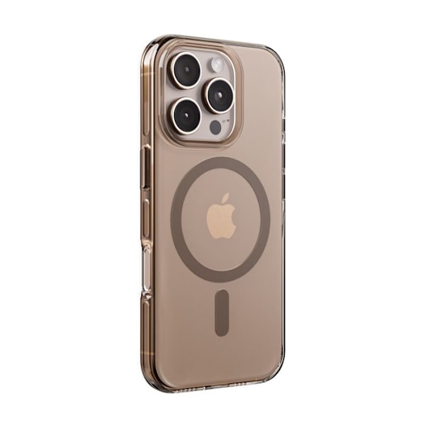 Coque iPhone 16 Pro MagSafe (öken) Crong Clear MAG Pro