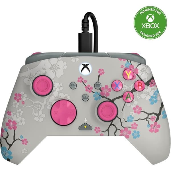 Spelkontroll - Xbox - Rematch Advanced - Trådad - Cherry Blossom - Kompatibel med PC - Turtle Beach Blomma