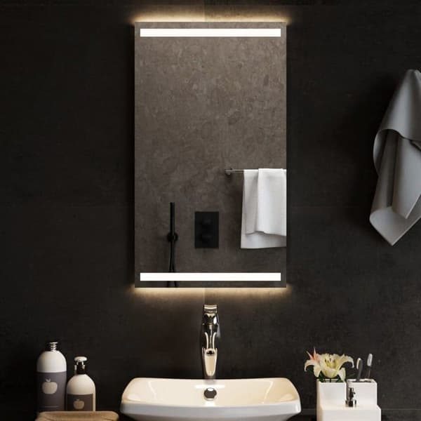 vidaXL LED Badrumsspegel 40x70 cm