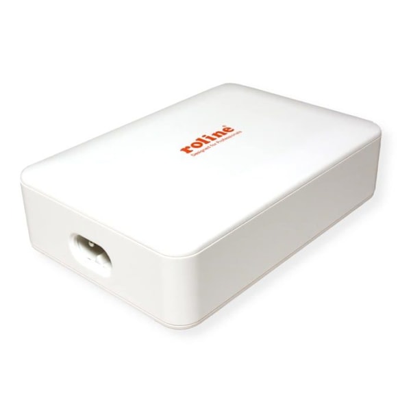 Roline - 19111055 - 6-portars USB-laddare (4 USB-A-portar, 1 USB-C-port, 1 USB-A QC3.0-port), Max. 60W