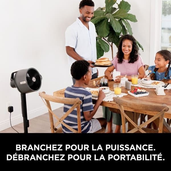 Ventilator Shark FlexBreeze Pro Mist FA300EU Mörkgrå