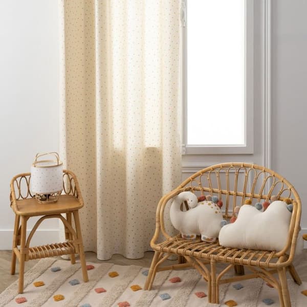 Barnkudde "Moln" beige 30x50cm Flerfärgad