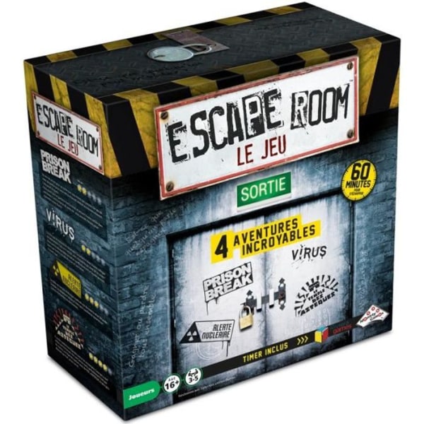 Brädspel - RIVIERA GAMES - Box med 4 Escape Game-spel - Vuxen - 60 min