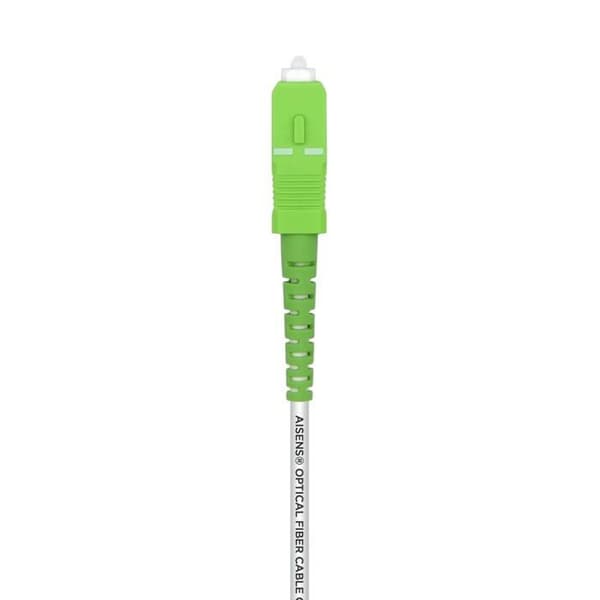 Fiber Optic Kabel - AISENS - A152-0499 - SC/APC-SC/APC - 15m - Vit Vit