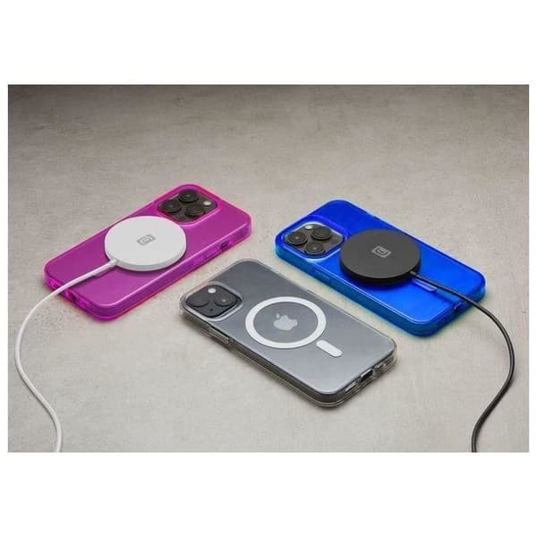 Fodral - Cellularline - Gloss - iPhone 14 - Ultrastarkt - Inbyggda magneter - Transparent