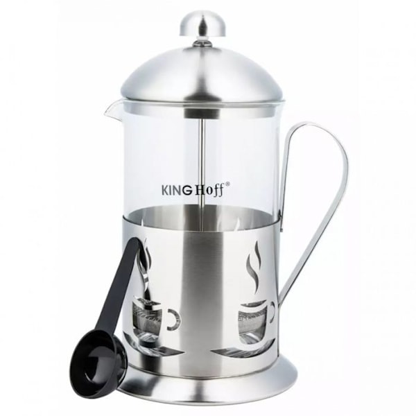 KINGHOFF KAFÉ/TE-PRESSARE MED TRYCK 350ml KH-4830