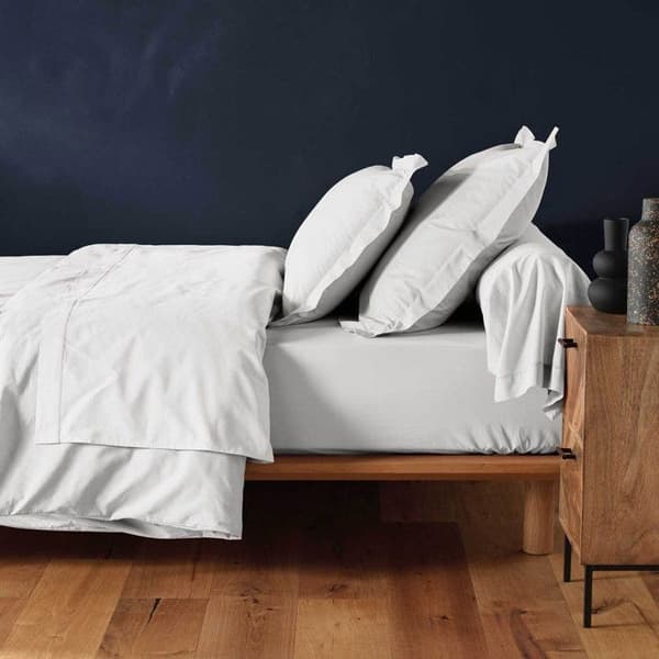 Drap Housse "Lina" 90x190cm Vit Vit