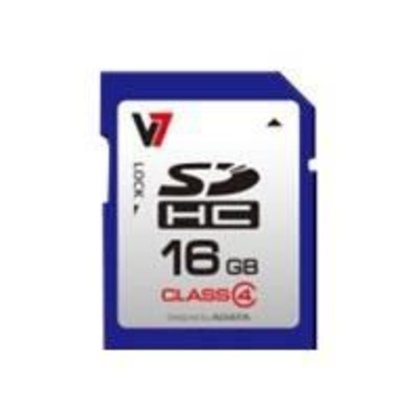 16 GB klass 4 SDHC-kort - V7 VASDH16GCL4R-2E