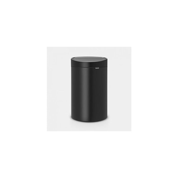 BRABANTIA Touch Bin - 40L - Matt Svart Matte svart