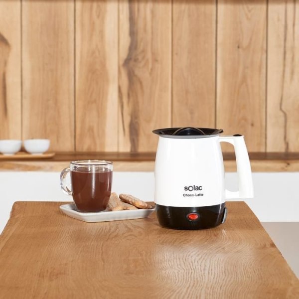 Solac MH9100 Choco-latte mjölkskummare - 250W - 1L kapacitet - Anti-kräm filter Vit