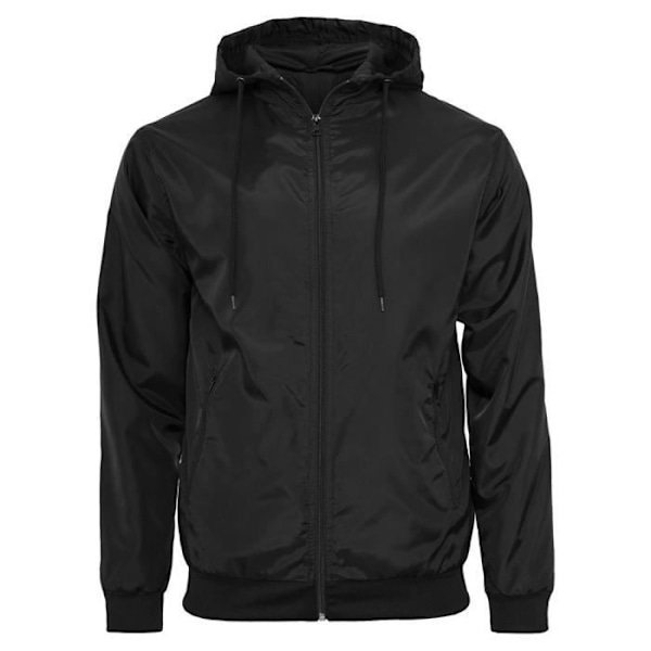 Urban Classics Windrunnerjacka för män, svart (Blk-Blk 00017), L EU svart jag