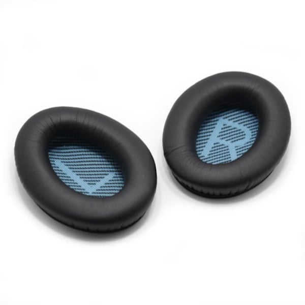 Öronkuddar - OKULI - QC35 QC25 QC15 QC2 - Svart - Minnesskum - Lätta att installera Svart