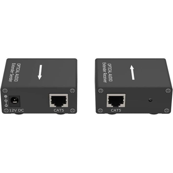 Kit TX-RX Extender Ljud TOSLINK SPDIF, 100 m UTP, POE - Propart