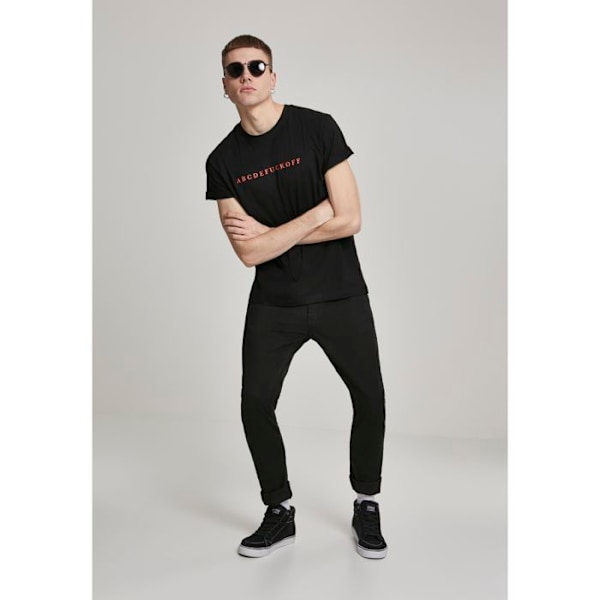 T-shirt - Mister Tee - abc - Optimal komfort - Modern design - Mångsidig svart XL