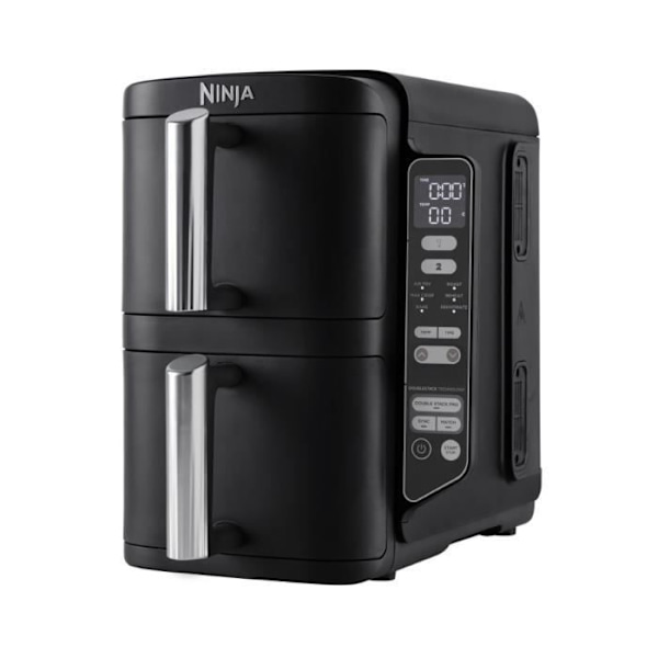 NINJA luftfritös - Double Stack SL300EU - Kapacitet 7,6L - 6 matlagningsprogram - 2470W