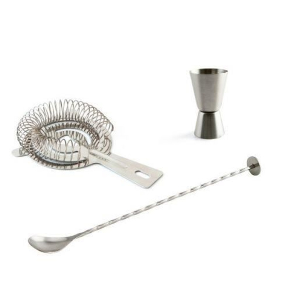 Cocktailset - Quid - Mi Bar - Rostfritt stål - 3 delar - 27 cm