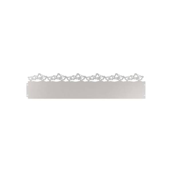 Gräsmattskant i rostfritt stål - vidaXL - Silver - 103x0,05x22 cm - 10-pack - Hållbar Pengar