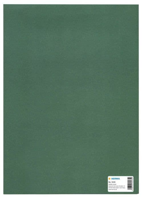 Skyddspapper - HERMA - 5535 - Återvunnet papper - Grön färg - 10-pack - A4-format